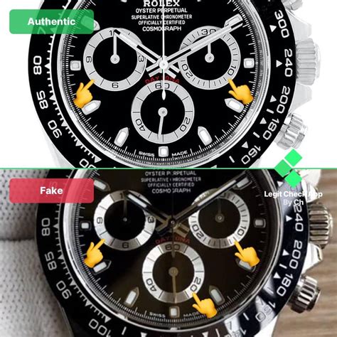 real daytona rolex vs fake|rolex daytona copy.